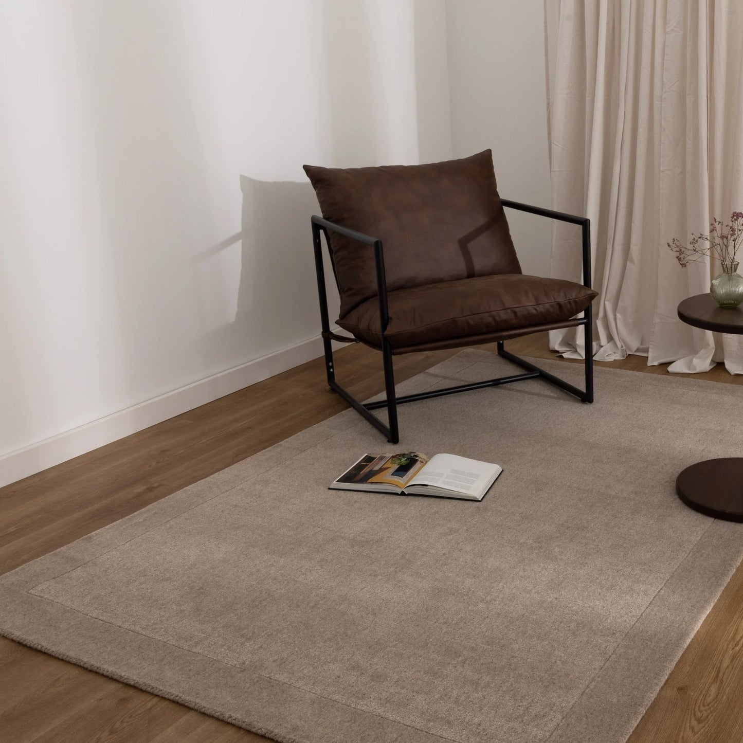 Sedona Caramel Border Wool Rug