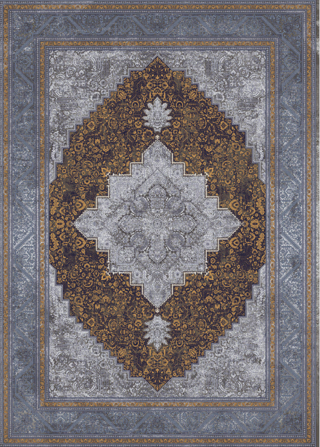 Tabriz Design 23004 Gray-Golden