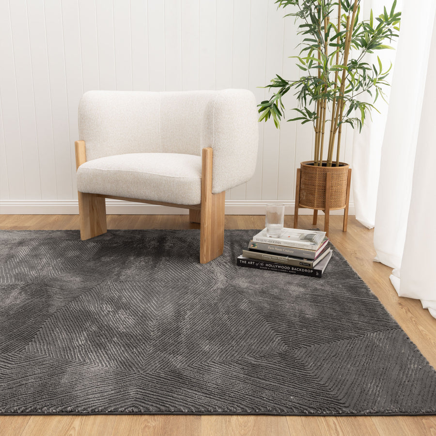 Antalya Design 50002 Charcoal