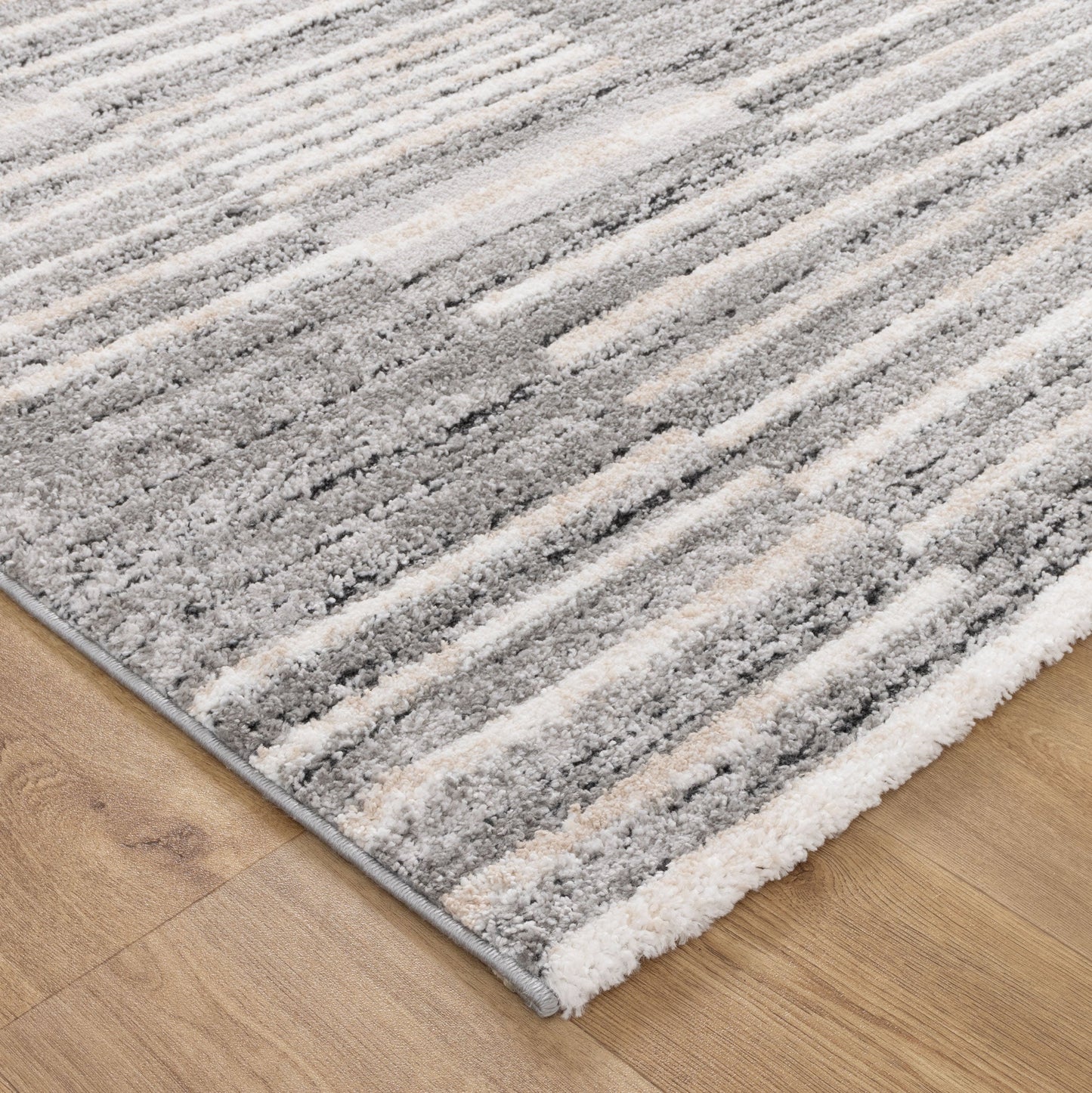 Nola Shapes Grey Rug - N007