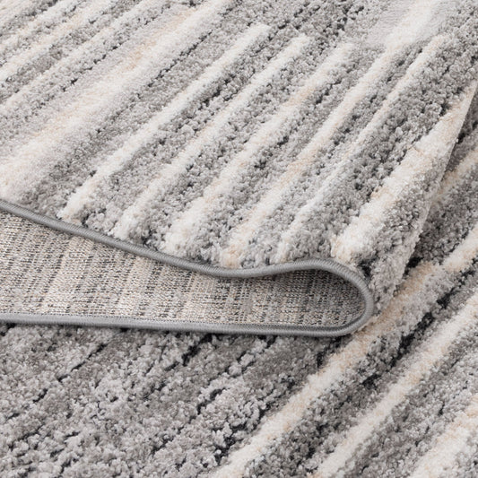 Nola Shapes Grey Rug - N007