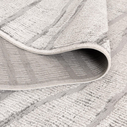 Sapphire Abstract Silver Lines