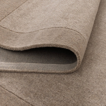 Sedona Camel Border Wool Rug