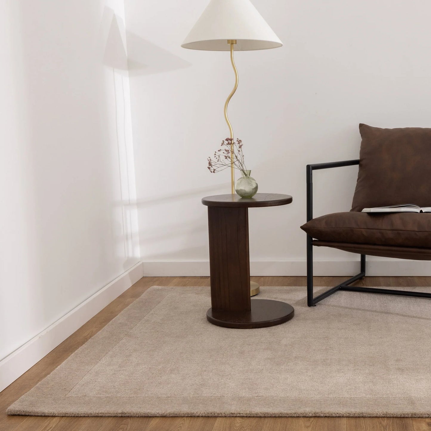 Sedona Caramel Border Wool Rug