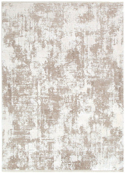 Chateau Distressed Beige and White Rug - CH07