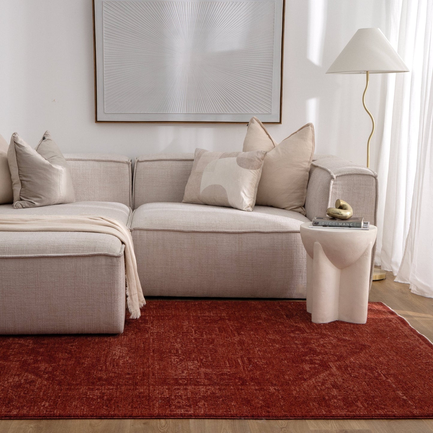 Herris Rust Rug - 11101