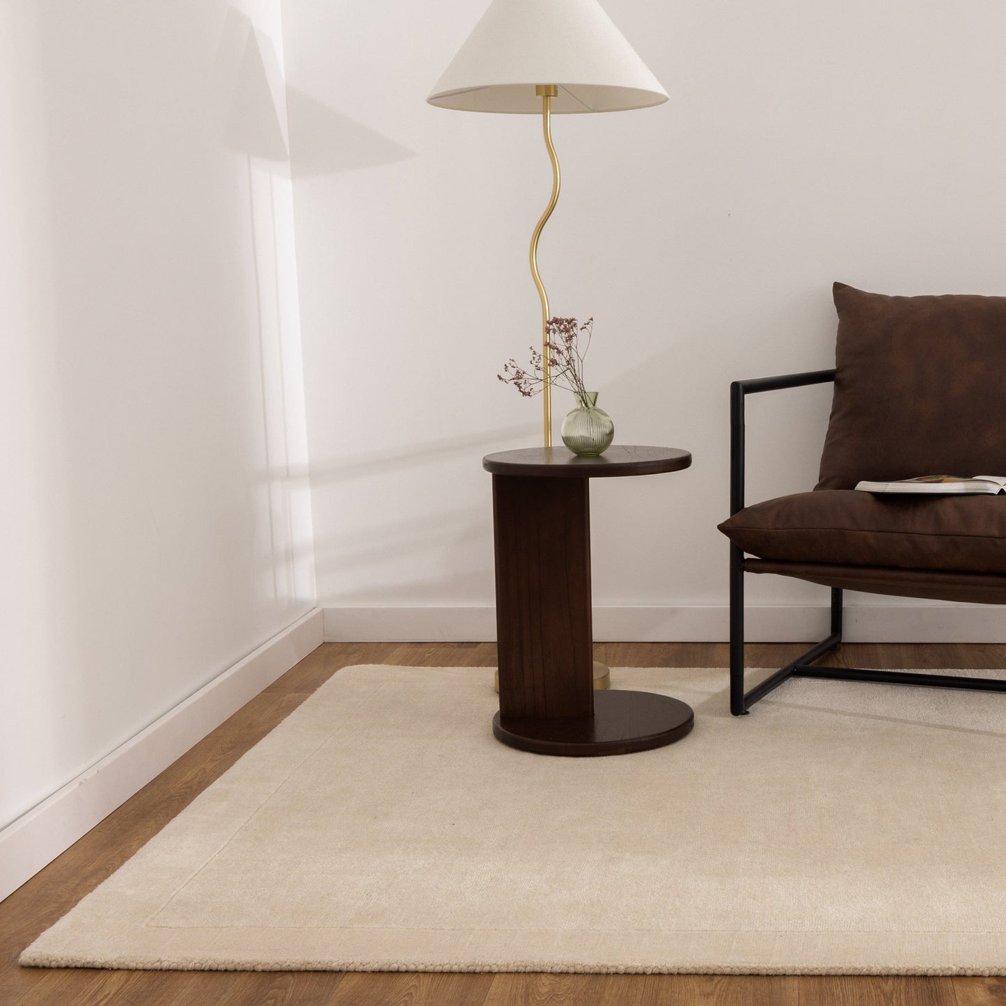 Sedona Ivory Border Wool Rug
