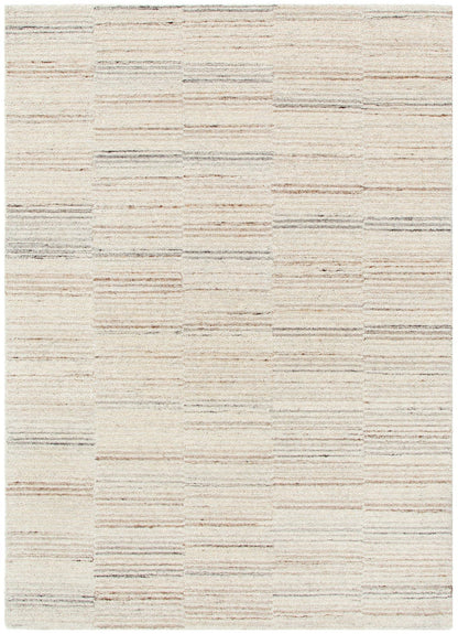 Praia Lines Natural Wool Rug