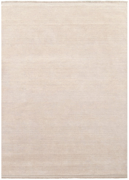 Charleston Hand-Knotted Wool Rug Beige
