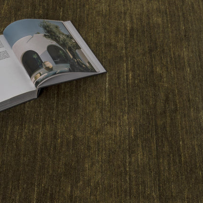 Charleston Hand-Knotted Wool Rug Green