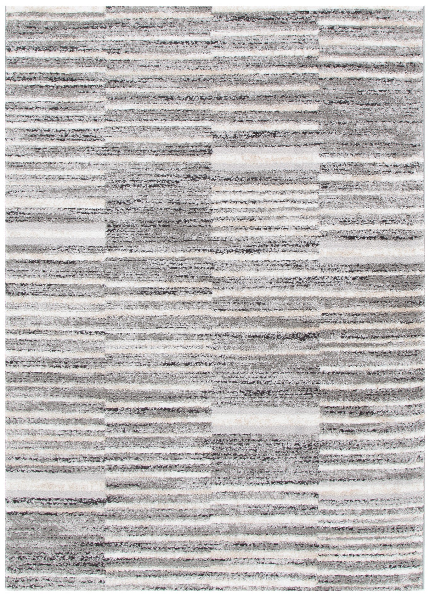 Nola Shapes Grey Rug - N007