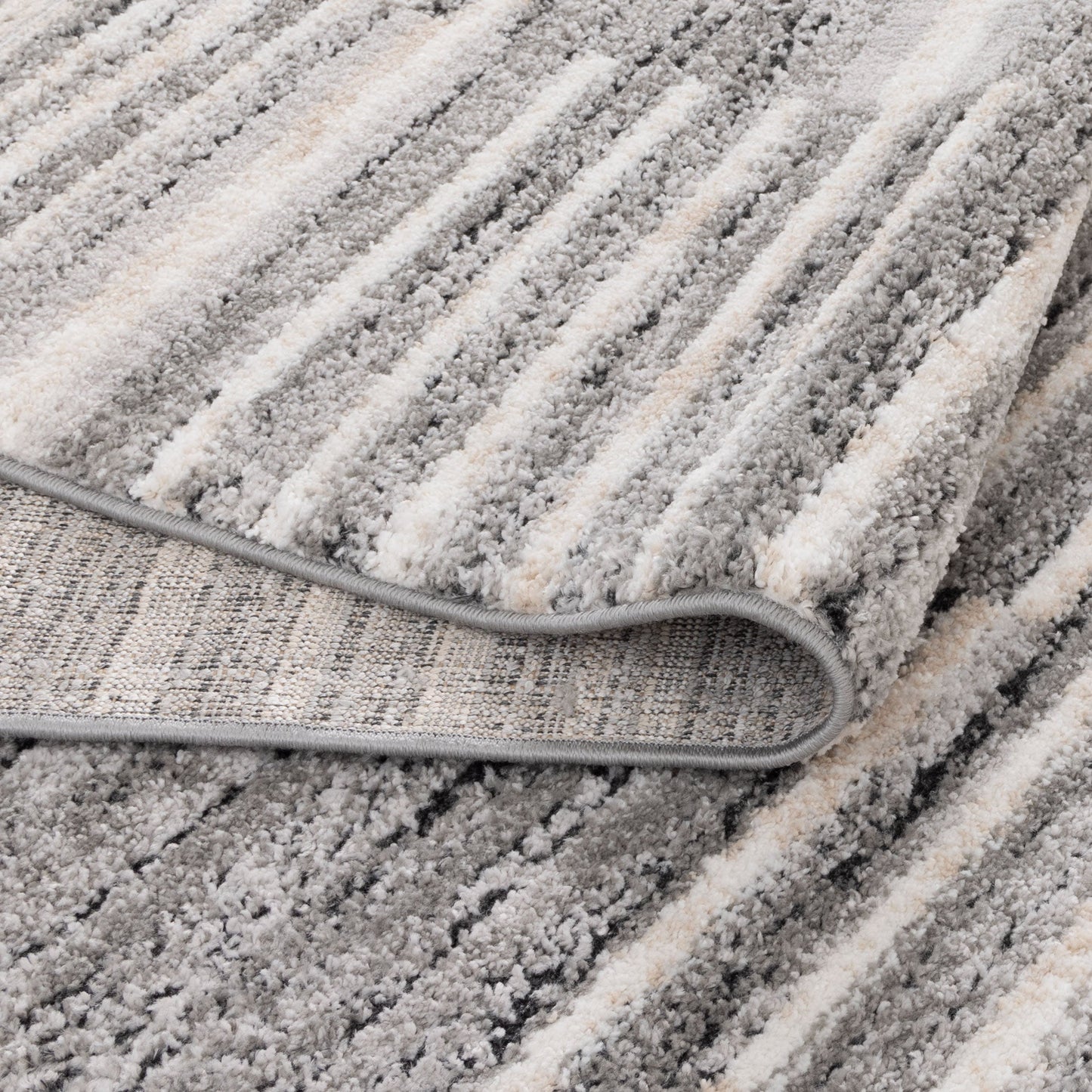 Nola Shapes Grey Rug - N007