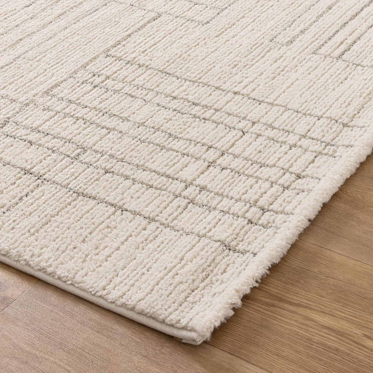 Mahoor 11603 Geometric Cream