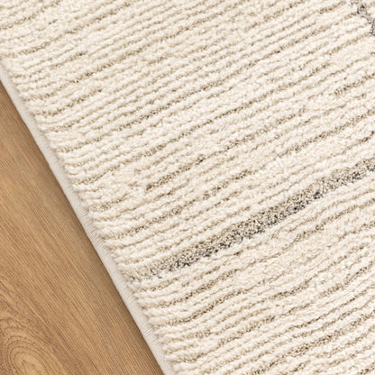 Mahoor 11603 Geometric Cream