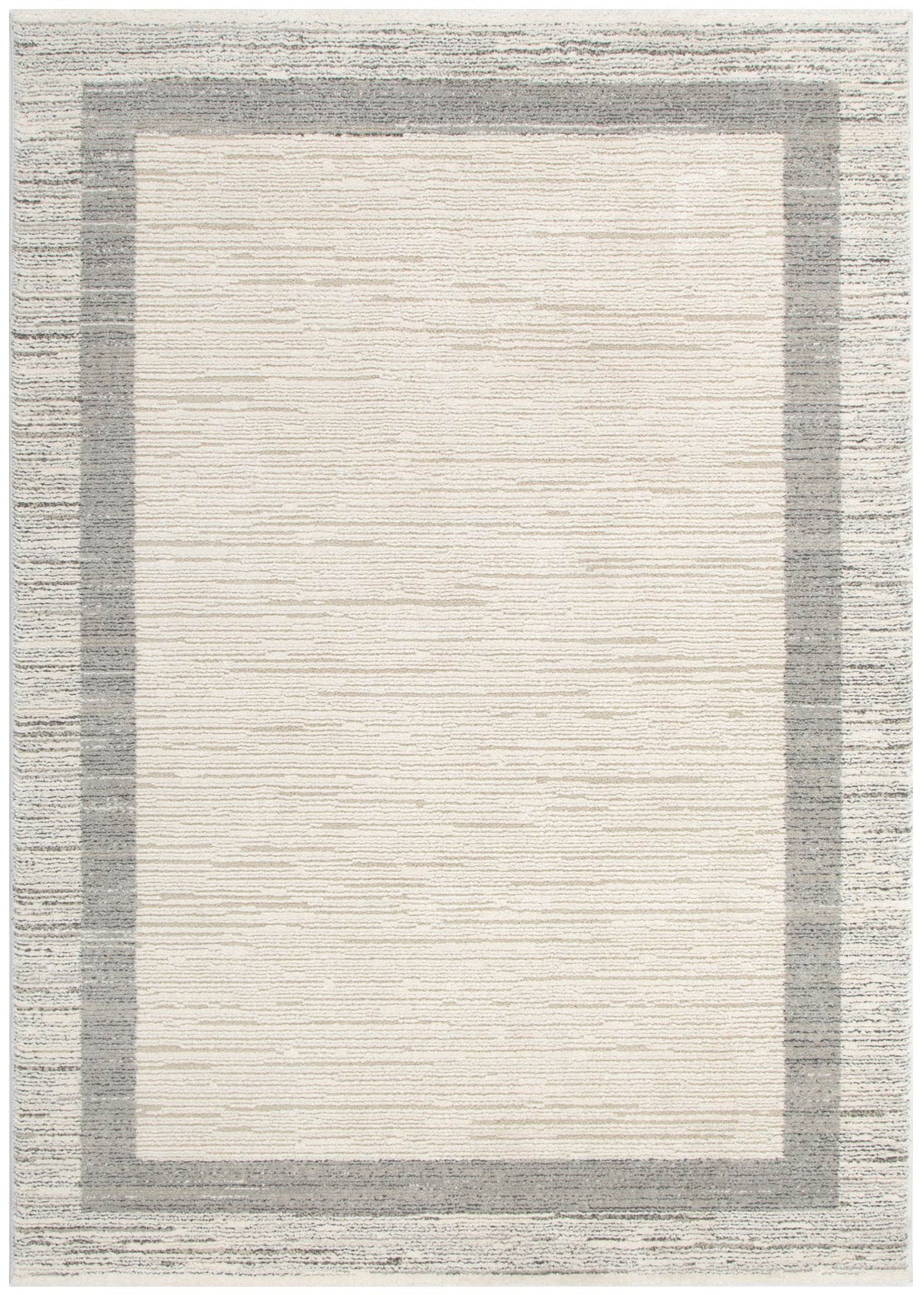 Mahoor 21616 Border Cream-Grey