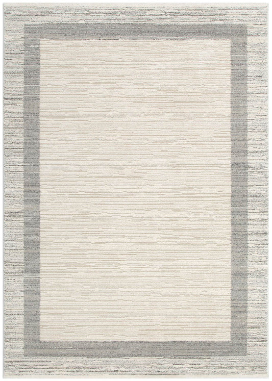 Mahoor 21616 Border Cream-Grey
