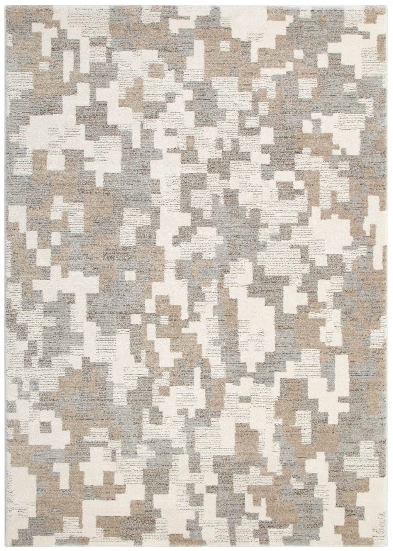 Mahoor 71634 Abstract Beige-Grey