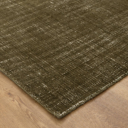 Harbour Olive Green Indoor Outdoor Rug