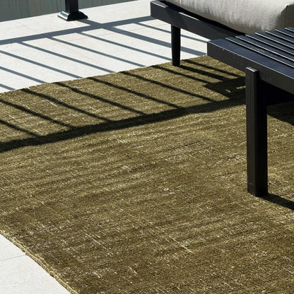 Harbour Olive Green Indoor Outdoor Rug