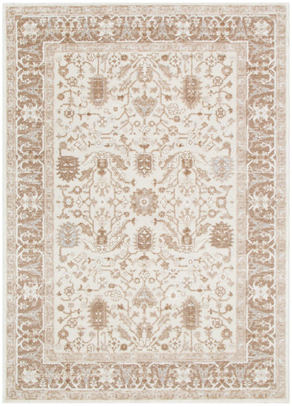 Sapphire  Oriental Border Beige Rug